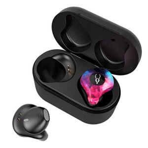 sabbat x12 pro 3d clear sound true wireless earbuds blutooth 5.2 tws stereo earphones a week's endurance with built-in mic and charging case for iphone, samsung, ipad, android(flames)