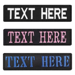 2 pieces of the custom personalized embroidered name patches hook fastener,uniform,work shirt,hat morale name patch, size is 4"x1"