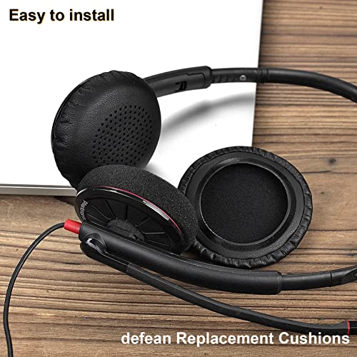 C510 Ear Pads - defean Replacement Ear Cushion Covers Repair Parts Compatible with Plantronics Blackwire C510 C520 C710 C720 Headsets