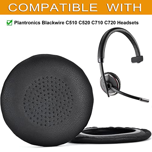 C510 Ear Pads - defean Replacement Ear Cushion Covers Repair Parts Compatible with Plantronics Blackwire C510 C520 C710 C720 Headsets