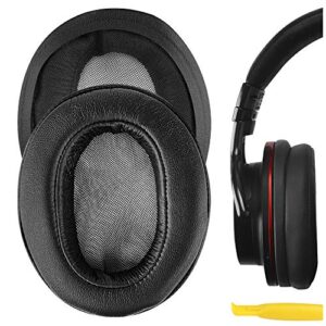 geekria quickfit replacement ear pads for sony mdr-1abt, mdr-1rbt, mdr-1rnc headphones ear cushions, headset earpads, ear cups cover repair parts (black)