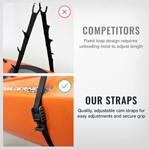 StoreYourBoard Cargo Box Ceiling Storage Hoist, Rooftop Carriers, Hi Lift Pro Garage Organizer Pulley, Hanger Rack