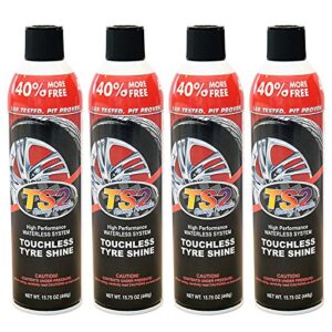 fast wax ts2 high performance touchless tire shine by fw1 (4 pack)