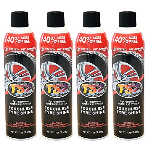 Fast Wax TS2 High Performance Touchless Tire Shine by FW1 (4 Pack)