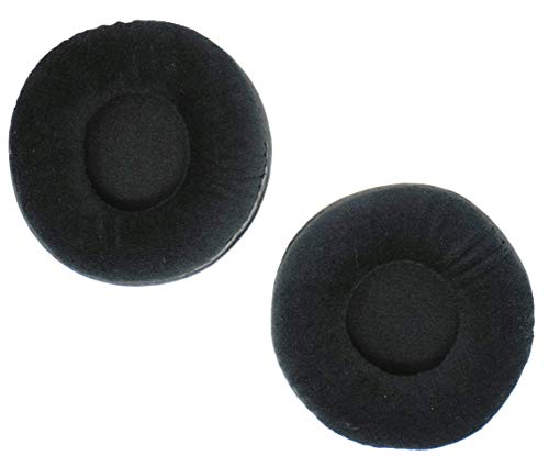 Compete Audio VL90 Velvet Replacement Ear Pads Compatible with Sennheiser HD205 HD215 D225, Audio-Technica ATH-T2, Pro700, Technics RP-DH1200, Pioneer HDJ-2000 HDJ-1500 HDJ-1000, Sony MDR-V700DJ V700