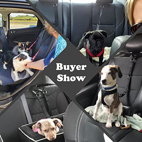 BWOGUE Pet Dog Cat Seat Belts, Car Headrest Restraint Adjustable Safety Leads Vehicle Seatbelt Harness