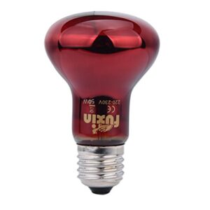 AMA(TM) Infrared Heat Lamp Reptile Emitter Lamp Light Bulb for Reptile and Amphibian Use 220V (Red, 100W)