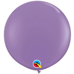 qualatex 3' spring lilac latex balloons (2ct)