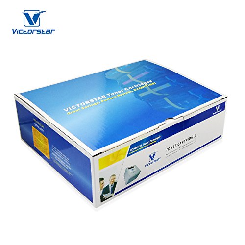 VICTORSTAR 5 Packs Compatible Toner Cartridge S2825 H625 H825 (2BK + C + Y + M )【Extra High Yield】 5000 Pages for BK & 4000 Pages for C/M/Y for Dell Laser Printers H625 cdw / H825cdw / S2825cdn (5C)