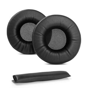 1Sets of Replacement Earpads Ear Pads with Headband Cushions Cover Cups Compatible with Beyerdynamic Custom One Pro Headphones