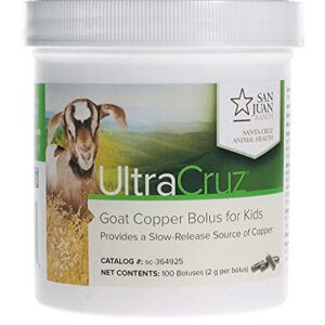 UltraCruz - sc-364925 Goat Copper Bolus Supplement for Kid Goats, 100 Count x 2 Grams