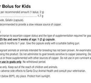 UltraCruz - sc-364925 Goat Copper Bolus Supplement for Kid Goats, 100 Count x 2 Grams