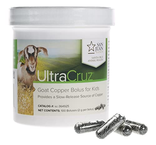 UltraCruz - sc-364925 Goat Copper Bolus Supplement for Kid Goats, 100 Count x 2 Grams