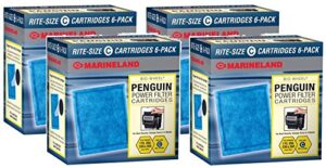 marineland rite-size cartridge c - 24-pack (4 packages with 6 filters per package)