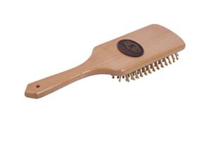 kincade wooden mane and tail brush one size brown
