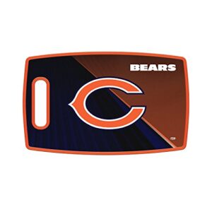 sports vault nfl chicago bears large cutting board, 14.5" x 9"