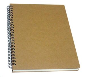 yuree spiral notebook/spiral journal, hardcover spiral lined notebook, 140 pages (70 sheets) with wide ruled, a5, 8.4" x 5.9"