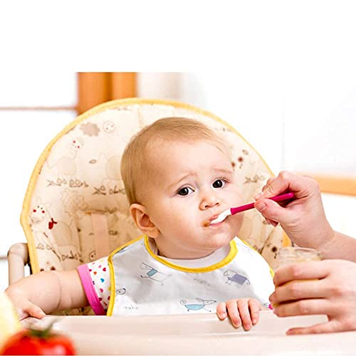 Baby Bib Baby Food Bib Toddler Bibs Baby Bibs Waterproof Baby Bib Infant with Snaps boys bibs for toddlers baby bibs toddler bibs plastic bibs bib with food catcher- 4pcs(Car Puppy Bear)