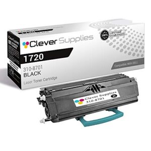 cs compatible toner cartridge replacement for dell 1720 310-8701 black laser 1720 laser 1720dn
