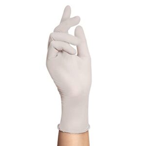 halyard sterling nitrile exam gloves, powder-free, 3.8 mil, 9.5", gray, small, 50706 (box of 200)