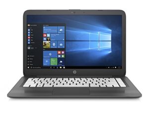 hp stream 14-inch laptop, intel celeron n4000 processor, 4 gb ram, 32 gb emmc, windows 10 s with office 365 personal for one year (14-cb130nr, gray)
