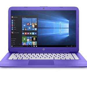 HP Stream 14-inch Laptop, Intel Celeron N4000 Processor, 4 GB RAM, 64 GB eMMC, Windows 10 S with Office 365 Personal for One Year (14-cb180nr, Purple)