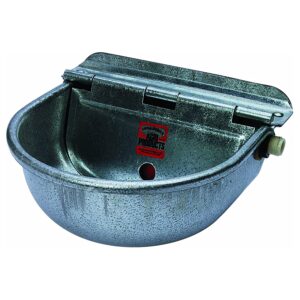 little giant 88sw all purpose automatic stock waterer for horses, cattle and other outside animals; 10" x 10.75" x 5.5", heavy gauge, prime quality drawn, galvanized steel; connects 1/2" pipe/hose