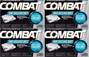 combat 023400459018 ant killing bait stations, 6 count (pack of 4)
