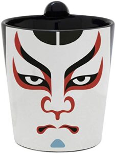 alta ar0604260 mug, chon mug, kabuki, futonkuma (supervised by matsuchiku), approx. 8.5 fl oz (240 ml)