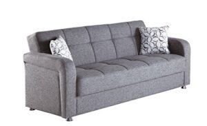 istikbal multifunctional furniture vision collection (sofa sleeper) diego gray