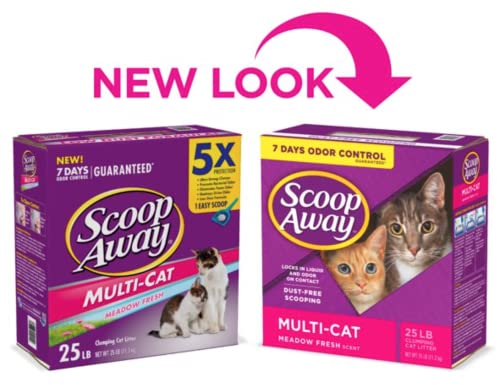 Scoop Away Complete Performance, Scented Multi-Cat Litter, 25 lbs, 4-Pack