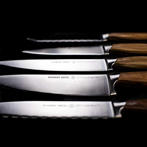 Schmidt Brothers - Bonded Teak, 8" Chef Knife, High-Carbon German Stainless Steel Cutlery