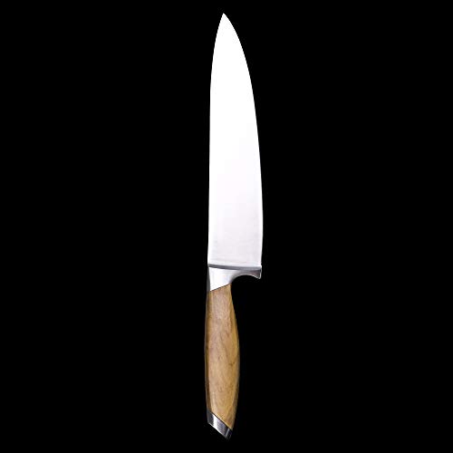 Schmidt Brothers - Bonded Teak, 8" Chef Knife, High-Carbon German Stainless Steel Cutlery