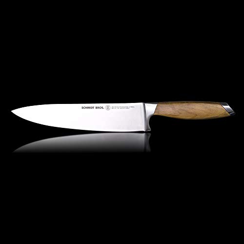 Schmidt Brothers - Bonded Teak, 8" Chef Knife, High-Carbon German Stainless Steel Cutlery