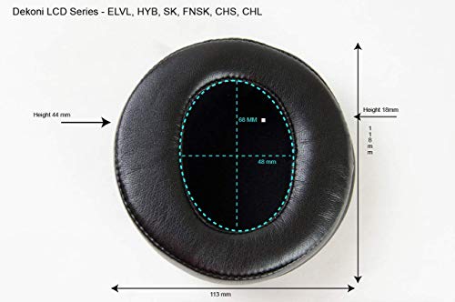 Dekoni Audio Replacement Ear Pads Compatible with Audeze LCD Headphones (Elite Sheepskin)