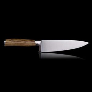 Schmidt Brothers - Zebra Wood, 6" Petit Chef Knife, High-Carbon German Stainless Steel Mulitpurpose Kitchen Cutlery