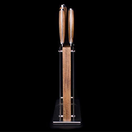 Schmidt Bros. Acacia Downtown Magnetic Knife Block Schmidt-22-Series, Up to 18-Piece