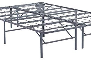 Ashley Furniture Signature Design - Better than a Boxspring Mattress Riser - Under Bed Storage Space - Full - Gray
