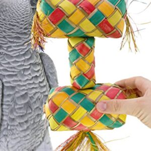 03421 Extra Large Stacked Pinata Bird Toy Cage Toys Cages Foraging Chew Shredder.