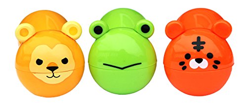 Cute Zoo Animal Chip Bag Clips – 3 Pc Pack – Durable Plastic Clip for Keeping Food Fresh, Organize Kitchen and Office – Perfect for Snacks, Travel & Super Adorable (Frog, Lion, Tiger)