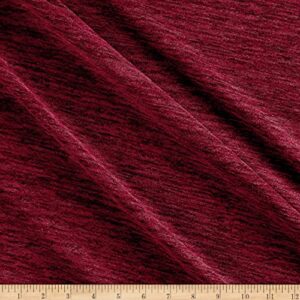 telio topaz hatchi stretch knit red, fabric by the yard