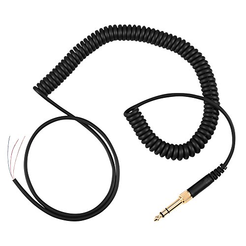 Richer-R Earphones Headphones Audio Spring Wire Coil Cable for Beyerdynamic DT 770/ 770Pro/ 990/ 990Pro