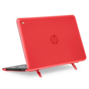 mcover case compatible for 2018~2020 11.6" hp chromebook 11 g6ee / g7ee / 11a-nbxxxx series laptops only (not fitting any other hp models) - red