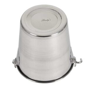 Lindy's 2-qt Stainless Steel Pail Silver