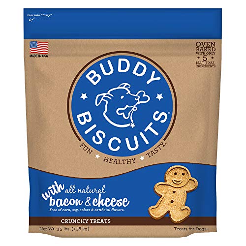 Cloud Star, Buddy Biscuits Bacon & Cheese Bulk Biscuits, 3.5 Pound