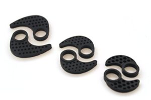 silicone ear fins for jaybird bluebuds x 3 pairs (s/m/l)