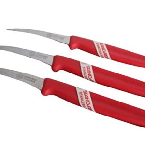 3PC CARVING KNIFE PLASTIC KNIVES FRUIT VEGETABLE FOOD KITCHENWARE ART TOOL