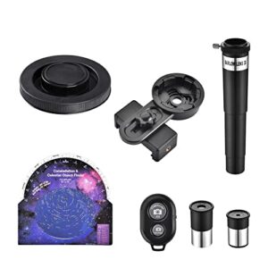 AW 50mm Aperture 360mm Astronomy Refractor Telescope Refractive Tripod with Phone Adapter Carry Bag Remote Constellation Map for Kid Aldult Gift