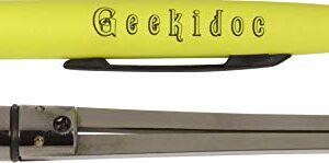 EKG Calipers - ECG Pen Style Caliper - Geekidoc Quality, high-Quality Metal, Designed to Last Entire Career (Yellow-Green)