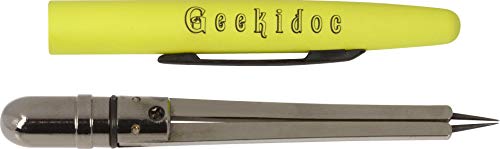 EKG Calipers - ECG Pen Style Caliper - Geekidoc Quality, high-Quality Metal, Designed to Last Entire Career (Yellow-Green)